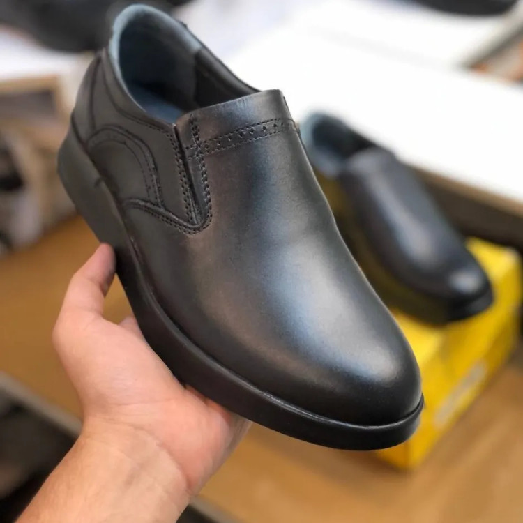 کفش چرم مردانه مدل فانتوم رنگ مشکی