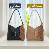 کیف زنانه چرم مصنوعی رسمی و روزمره مدل زیپ و قفل دار