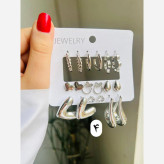 پک اقتصادی گوشواره مدل قلب 9 عددی
