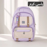 کوله پشتی برزنتی مدرسه و دانشگاه مناسب ابعاد 43 در 36 سانتیمتر