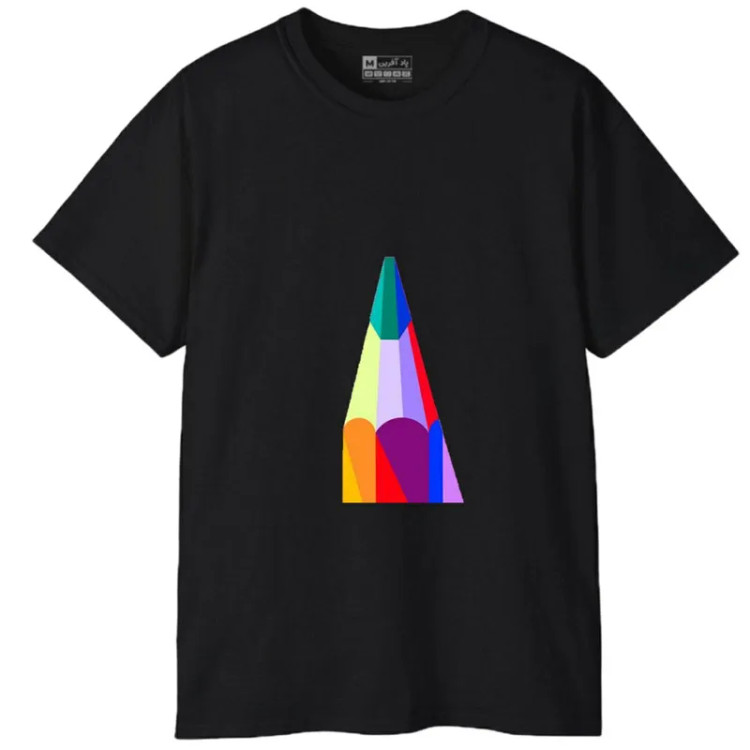 تیشرت آستین کوتاه مردانه پاد آفرین مدل مداد