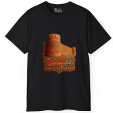 تیشرت آستین کوتاه مردانه پاد آفرین مدل ارگ کریم خان فرش ایرانی باستانی کلاسیک
