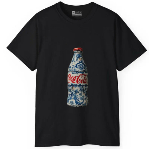 تیشرت آستین کوتاه مردانه مدل نوشابه کوکاکولا