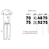 ست تاپ و شلوارک مردانه طرح نایکی جنس نخ پنبه و ملانژ رنگ طوسی