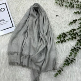 شال پاییزه نخی ضخیم وارداتی زنانه قواره بزرگ 200x85 بدون آبرفت و رنگ رفت