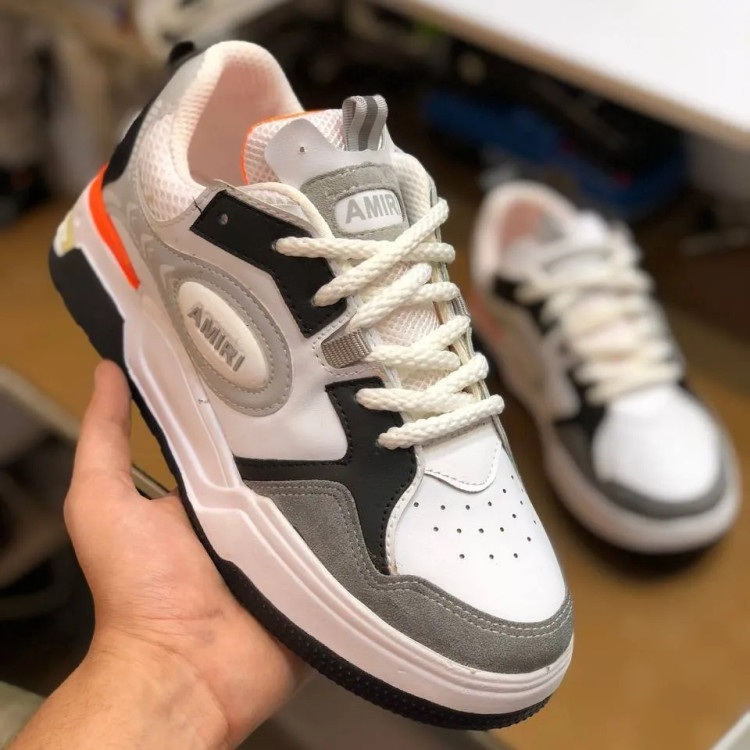 کفش مردانه امیری مدل AMIR کد 2026 سفید اسپرت چرم صنعتی روزمره
