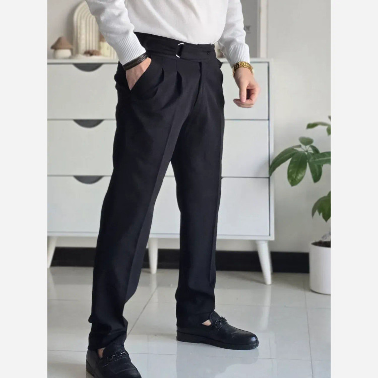 شلوار کمر ایتالیایی پارچه مازراتی