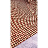 روسری نخی مجلسی طرح حسنا قواره 140 دور چرخ دوز لیز نیست