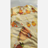 ست بلوز و شلوار راحتی جوجه نخ و پنبه سایز 35 و 40