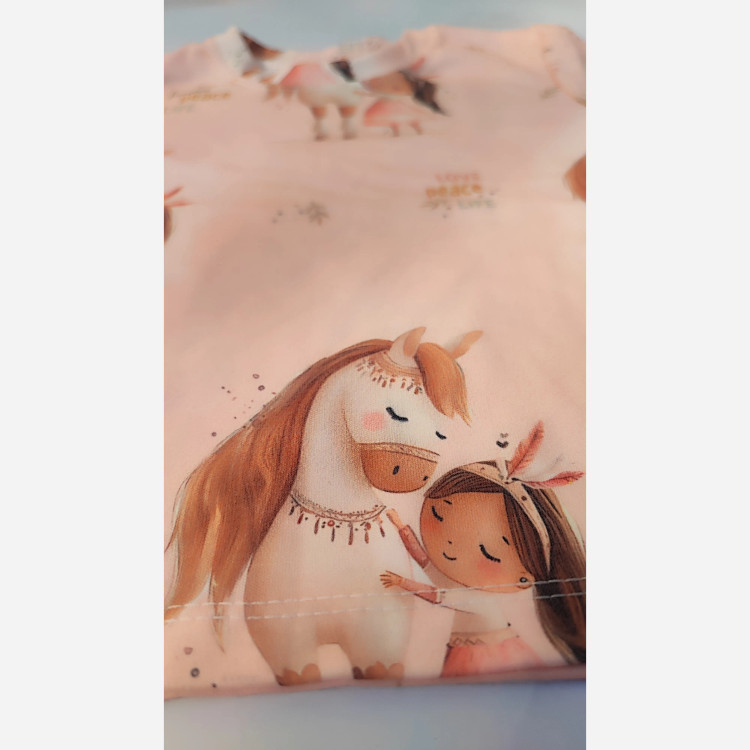 ست بلوز و شلوار راحتی بچگانه نخ و پنبه سایز 35 تا 50