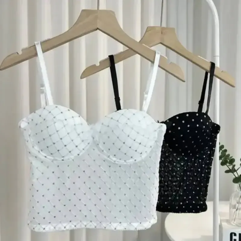 تاپ کاپدار گیپور گرم بالا اکلیلدار مجلسی دخترانه سایز اسمال مدیوم رنگ سفید و مشکی