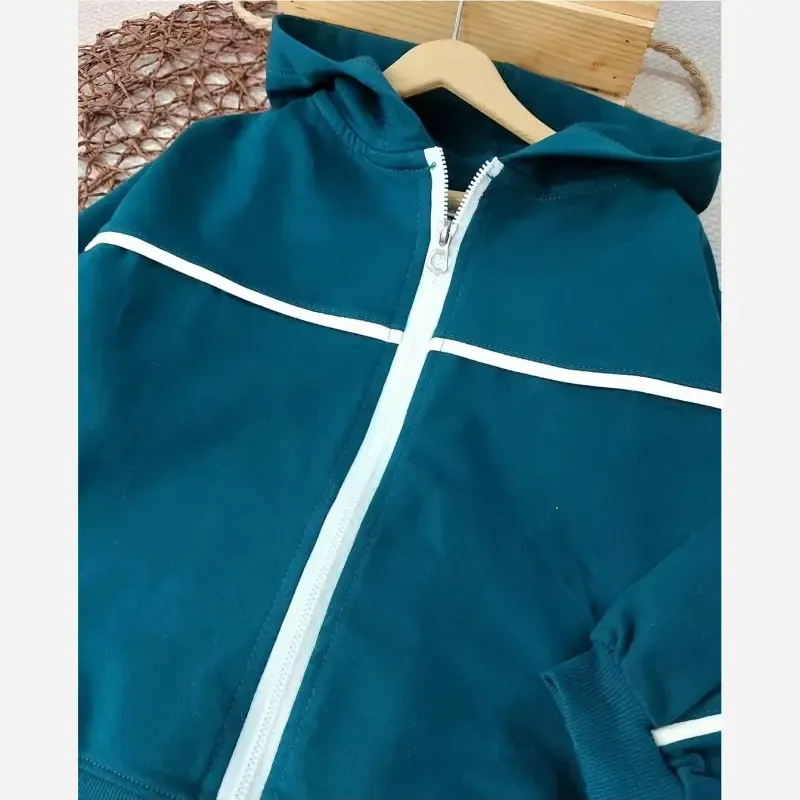 سویشرت شلوار مینیمال بچگانه دورس پنبه پاییزه سایز 2 تا 9 سال
