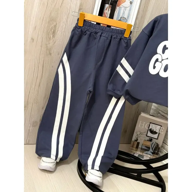 ست بلوز شلوار دورس پسرانه اسپرت گرم بالا سایز 50 تا 65