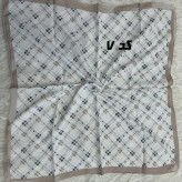 مینی اسکارف کرمی نخ قواره 65x65 سانتیمتر مناسب استفاده روزمره بدون آبرفت و رنگ رفت