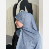 شال کشی کویتی کریشه تریکو کش نگین دار و ساده ابعاد 2 در 75 سبک و خنک