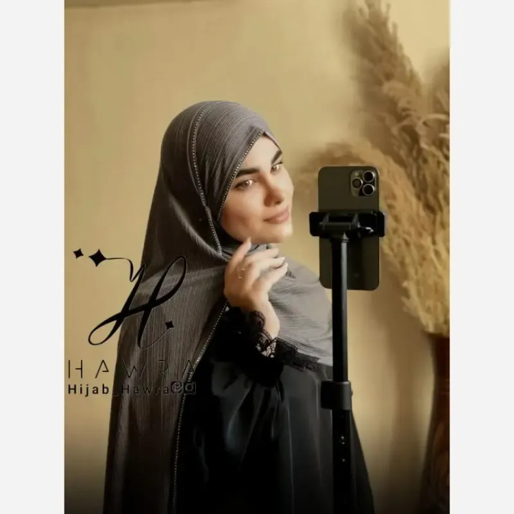 شال کشی کویتی کریشه تریکو کش نگین دار و ساده ابعاد 2 در 75 سبک و خنک