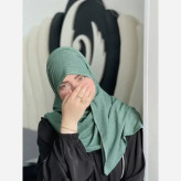شال کشی کویتی کریشه تریکو کش نگین دار و ساده ابعاد 2 در 75 سبک و خنک