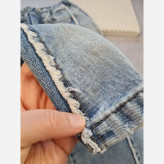 ست پاییزه بچگانه بلوز دورس و شلوار جین بگ سایز 50 تا 65
