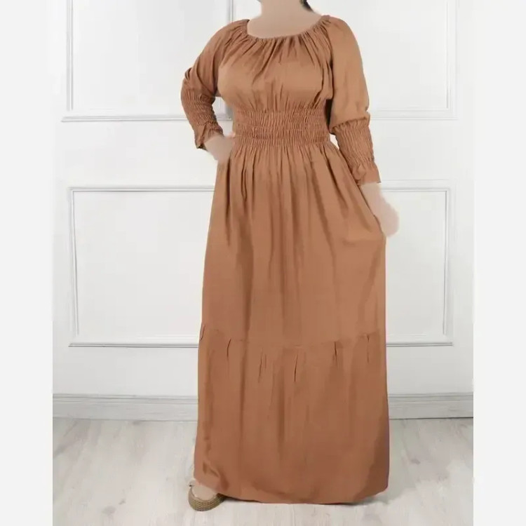 ساحلی خسته کش آستین بلند ململ نخی اورجینال فری سایز