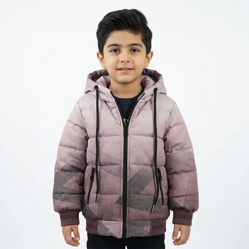 کاپشن پسرانه برزنتی آبرنگی بنفش