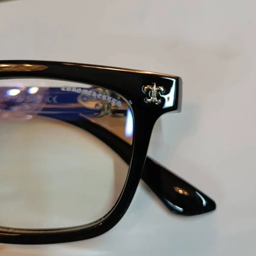 عینک طبی بلوکات و UV400 کروم هارتز فریم TR90 نرم و نشکن مناسب کامپیوتر و موبایل رنگ کرم