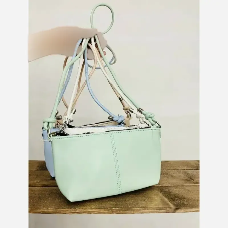 کیف فانتزی صابونی شیک رنگ بندی متنوع سایز 22 در 12