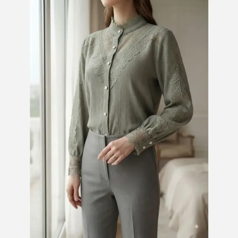 شومیز زنانه مدل آی تک جنس پارچه توکی سایز 36 تا 56