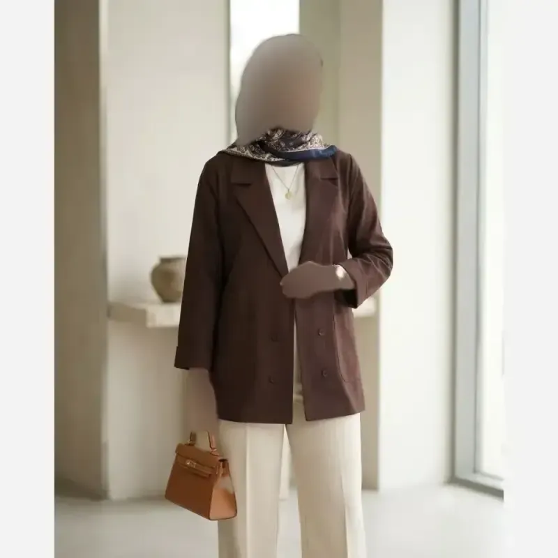 کت لینن مدل آتریسا مناسب سایز 38 تا 50